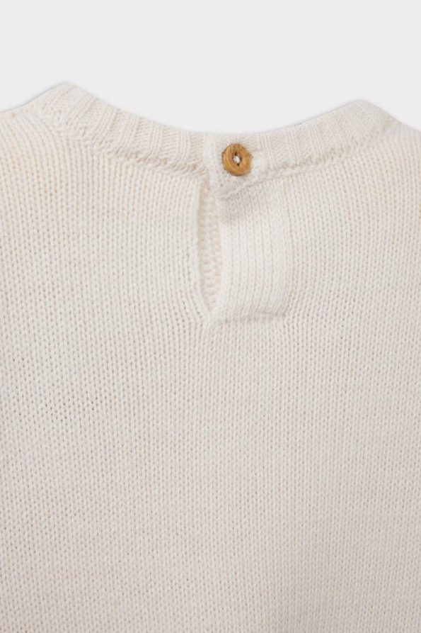 Boys' Printed Crew Neck Knit Sweater