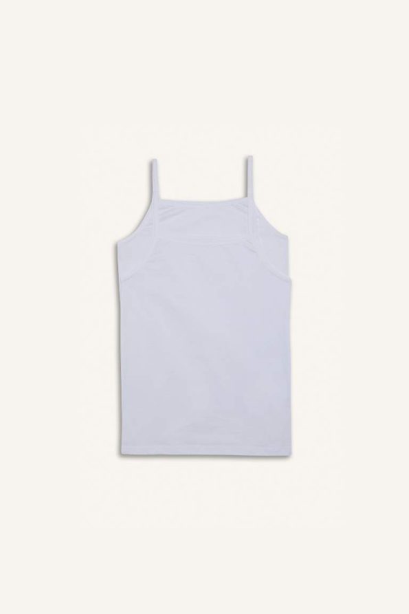 Girls' Basic 2-Piece Plain Undershirt Set