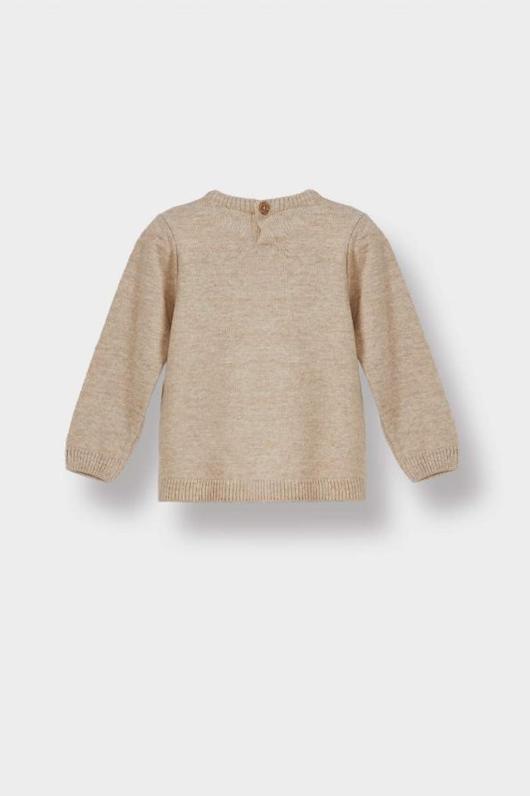 Baby Boy Crew Neck Knit Sweater