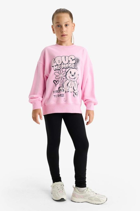 Girls' Long School Leggings