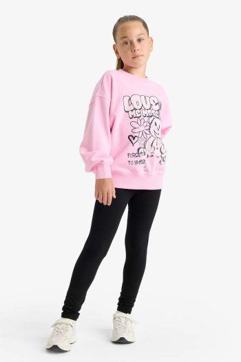 Girls' Long School Leggings