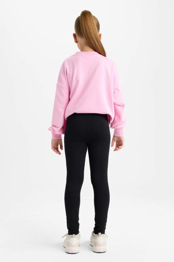 Girls' Long School Leggings