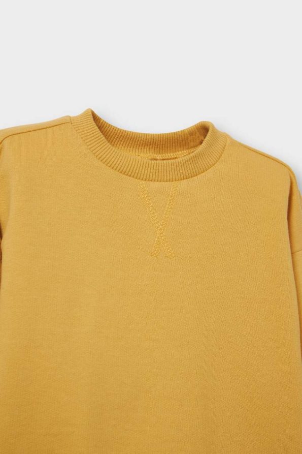 Boys' Basic Crew Neck Sweatshirt