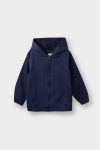Boys' Hooded Basic Soft Fleece Zip-Up Sweatshirt