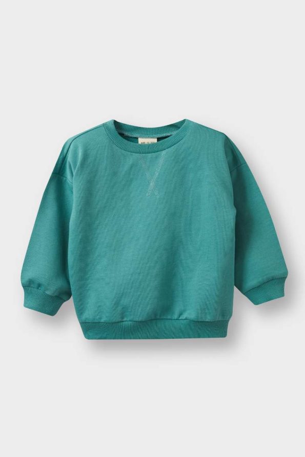 Boys' Soft Fleece Lined Crew Neck Sweatshirt