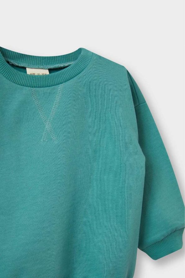 Boys' Soft Fleece Lined Crew Neck Sweatshirt