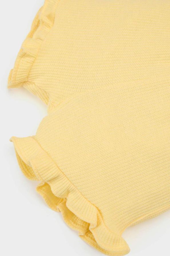 Girls' Baby Elastic Waist Waffle Shorts