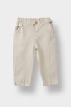 Boys' Elastic Waist Straight Leg Gabardine Pants