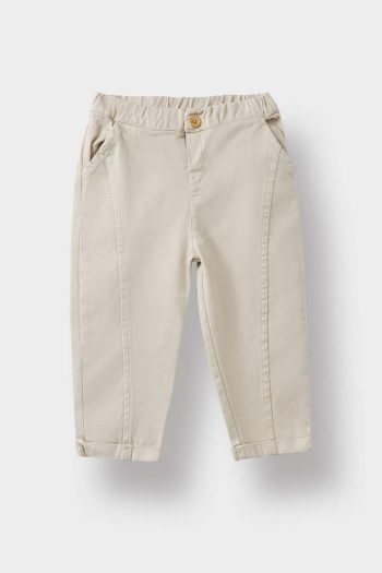 Boys' Elastic Waist Straight Leg Gabardine Pants