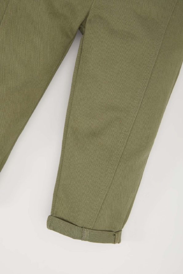 Boys' Elastic Waist Plain Gabardine Pants