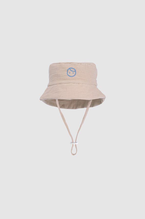 Organic Cotton Muslin Fisherman Baby Hat