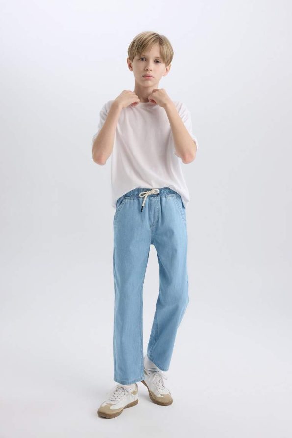 Boys' Straight Fit Basic Jean Pants