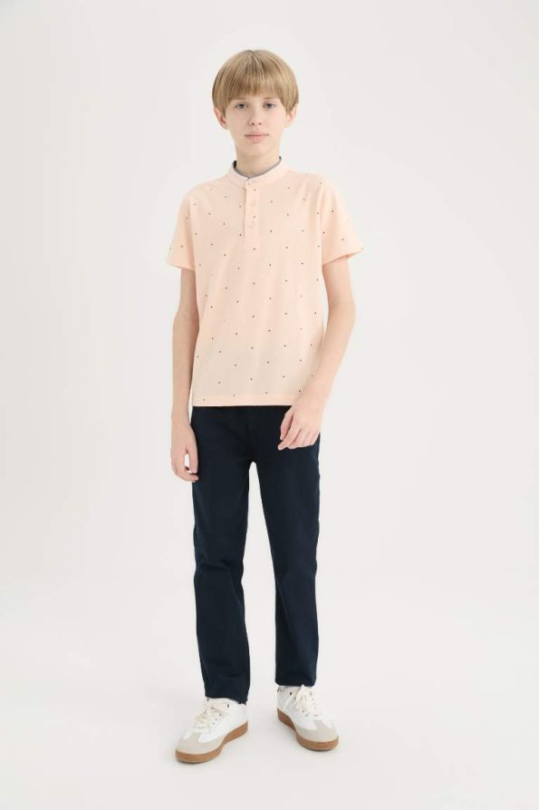 Boys' Short Sleeve Polo T-Shirt