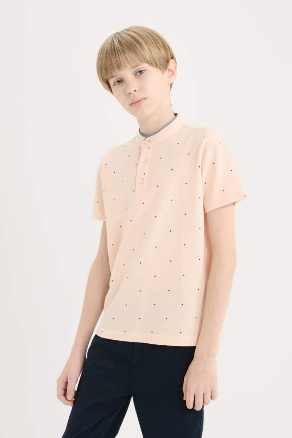 Boys' Short Sleeve Polo T-Shirt