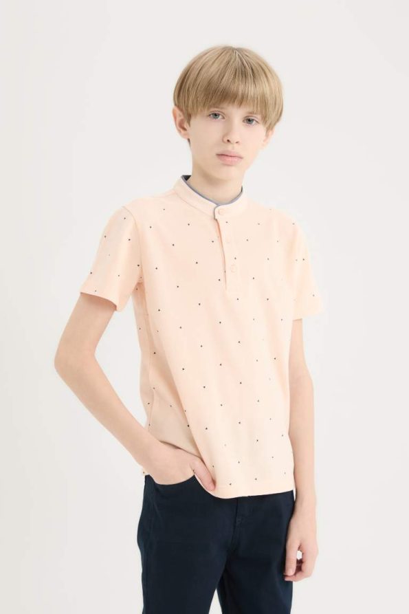 Boys' Short Sleeve Polo T-Shirt