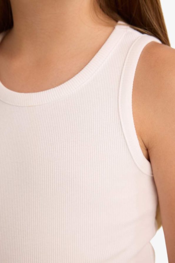 Girls' Crew Neck Airplane Print 2-Piece Tank Top Set