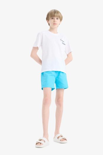 Boys' Basic Solid Swim Shorts