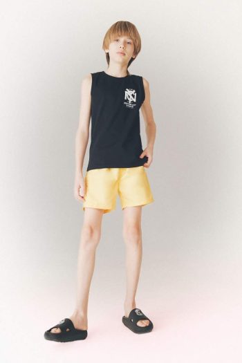 Boys' Basic Solid Swim Shorts