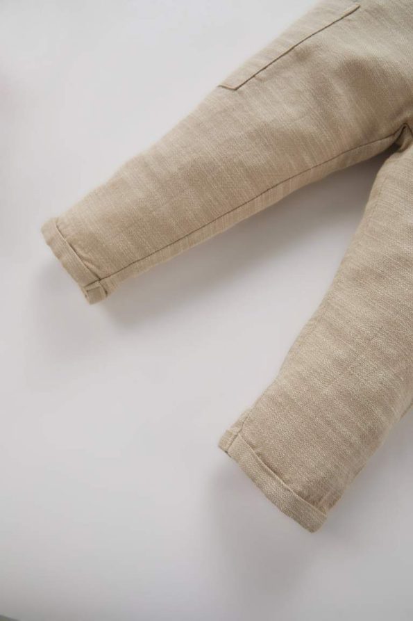 Boys' Elastic Waist Plain Trousers