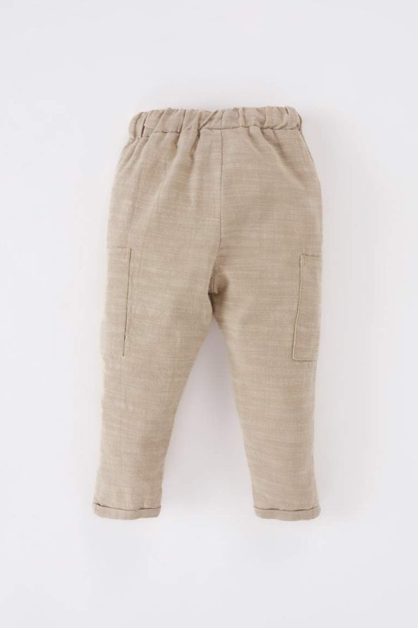 Boys' Elastic Waist Plain Trousers