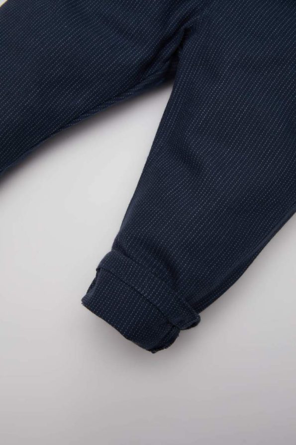Boys' Striped Straight Leg Gabardine Pants