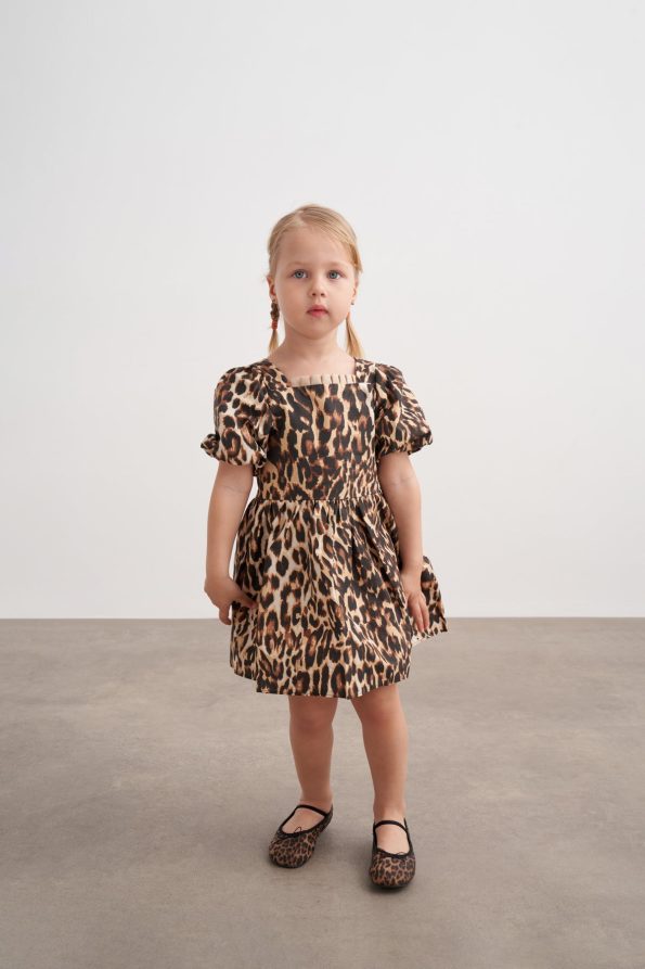 Leopard Ruffle Dress