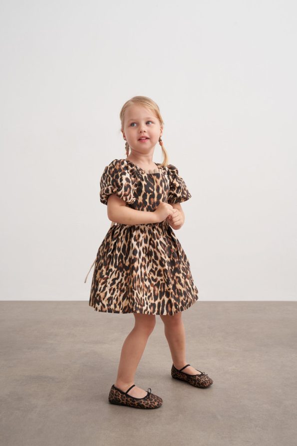 Leopard Ruffle Dress