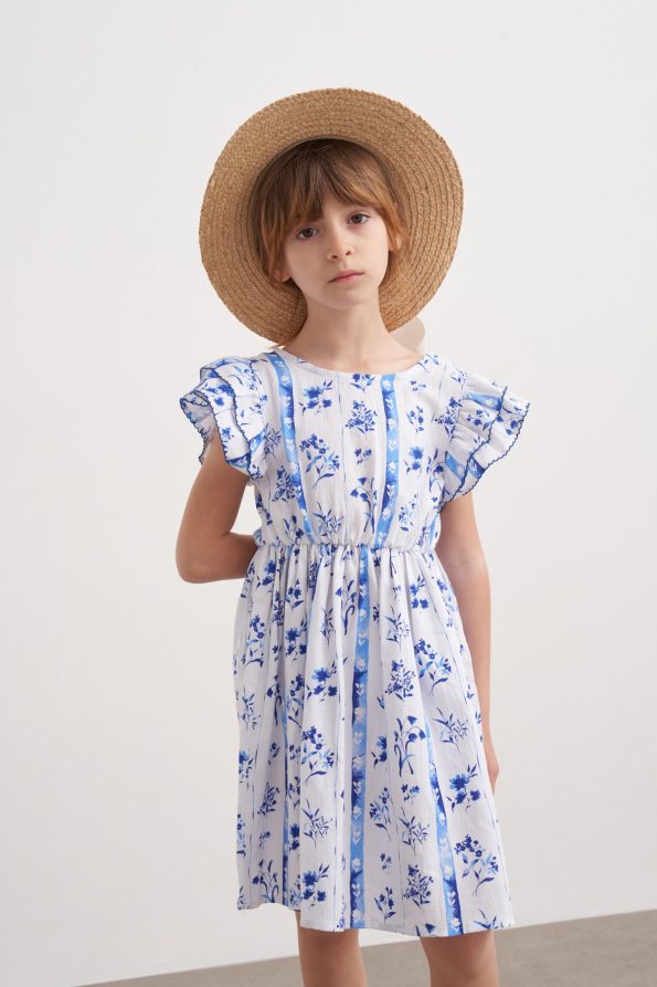 Back Detail Floral Dress