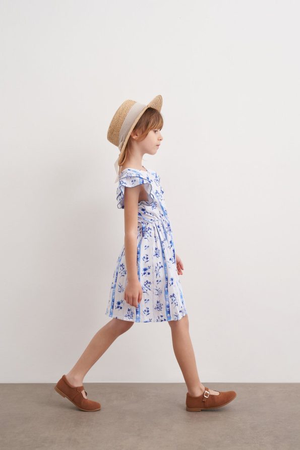 Back Detail Floral Dress