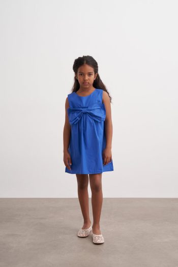 Bow Poplin Dress