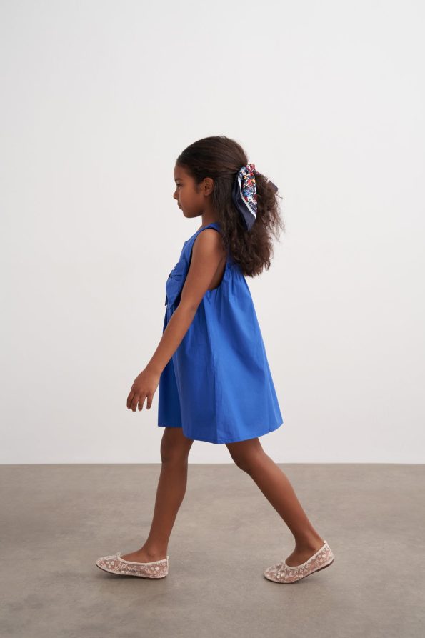 Bow Poplin Dress