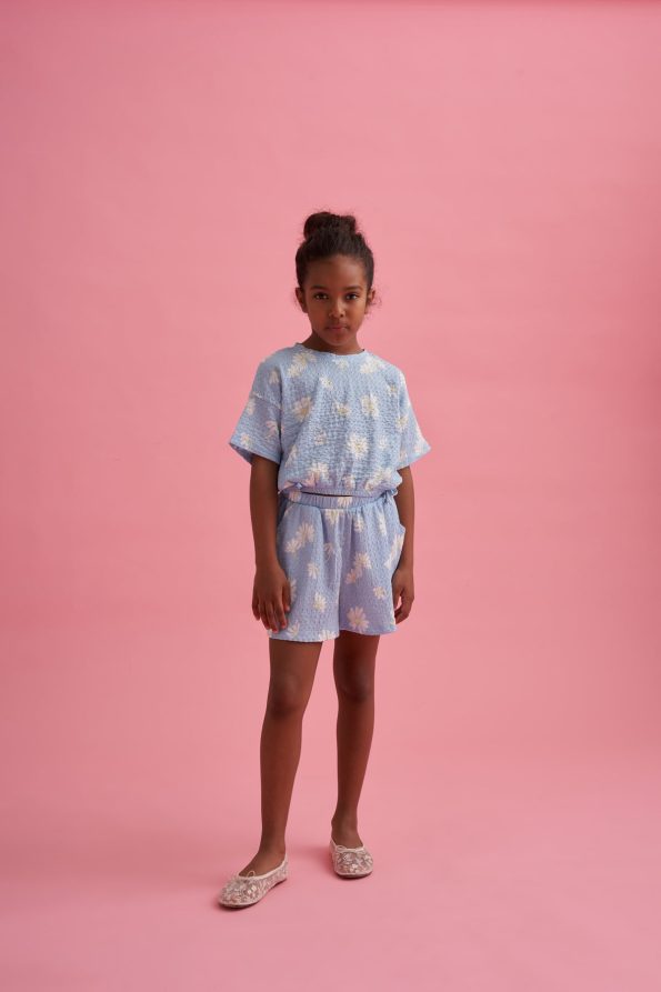 Floral Print Shorts Set