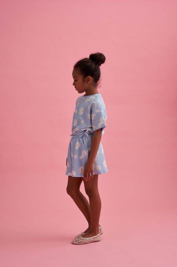 Floral Print Shorts Set