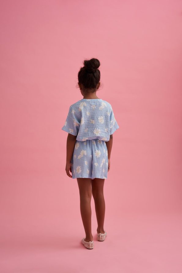 Floral Print Shorts Set