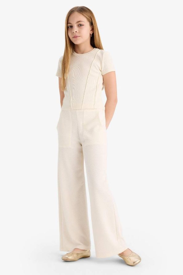 Girls' Wide Leg Trousers