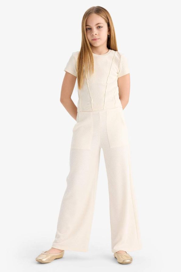 Girls' Wide Leg Trousers