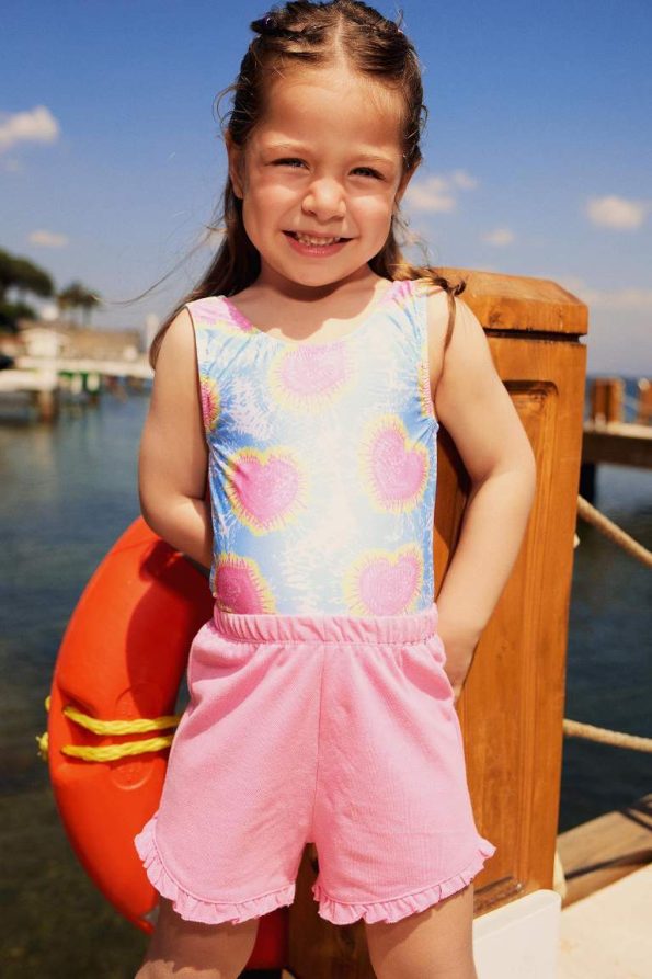 Girls' Baby Elastic Waist Pique Shorts