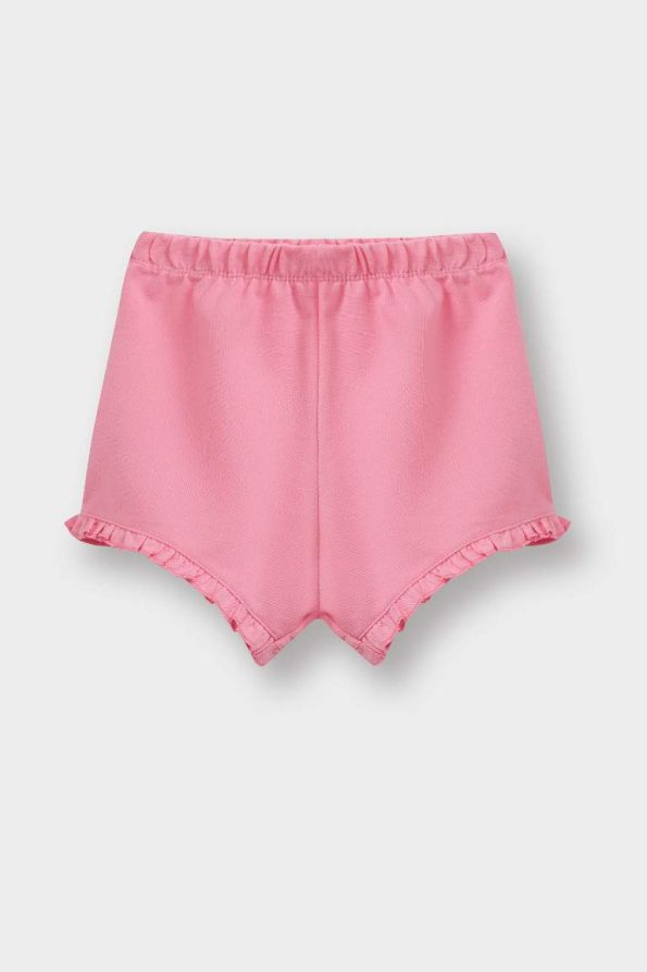 Girls' Baby Elastic Waist Pique Shorts