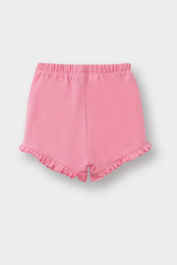 Girls' Baby Elastic Waist Pique Shorts