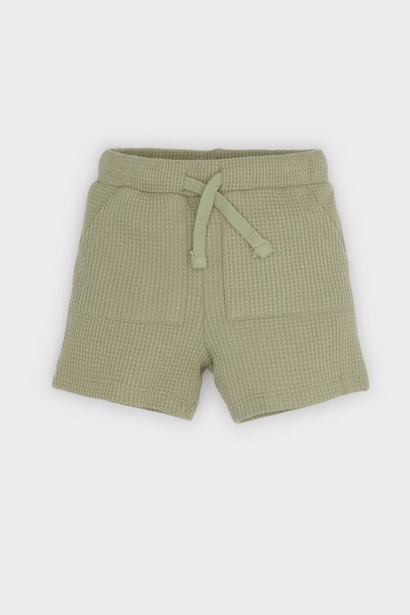 Boys' Elastic Waist Waffle Shorts