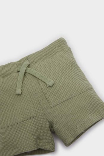 Boys' Elastic Waist Waffle Shorts