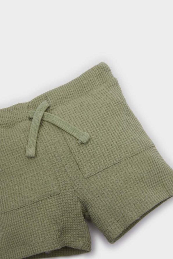 Boys' Elastic Waist Waffle Shorts