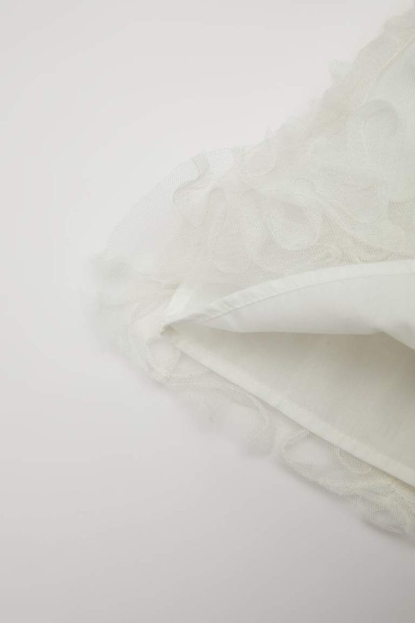 Girls' Short Sleeve Summer Tulle Dress