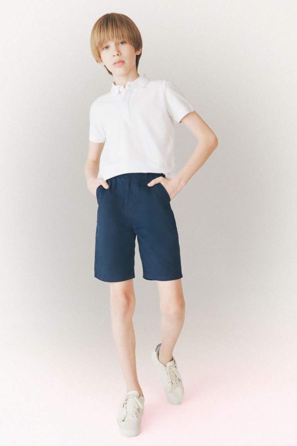 Boys' Basic Pocket Gabardine Shorts