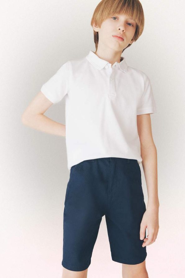 Boys' Basic Pocket Gabardine Shorts