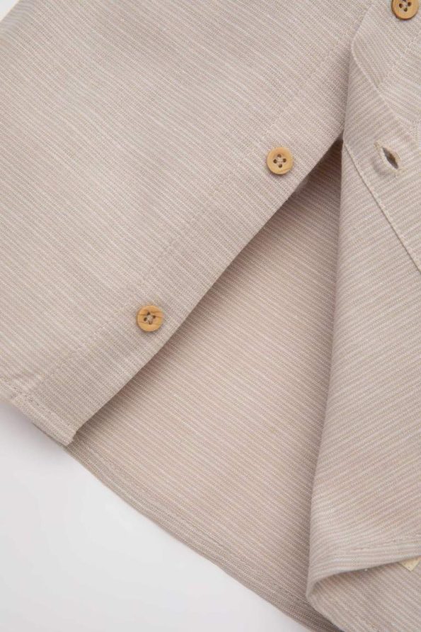 Boys' Short Sleeve Basic Plain Shirt