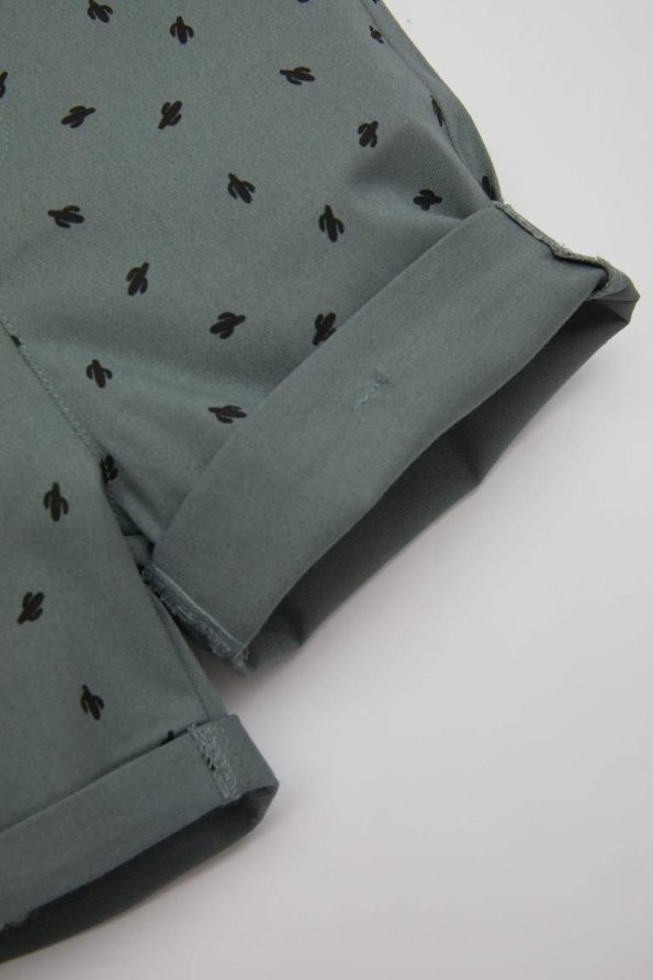 Boys' Cactus Print Gabardine Shorts