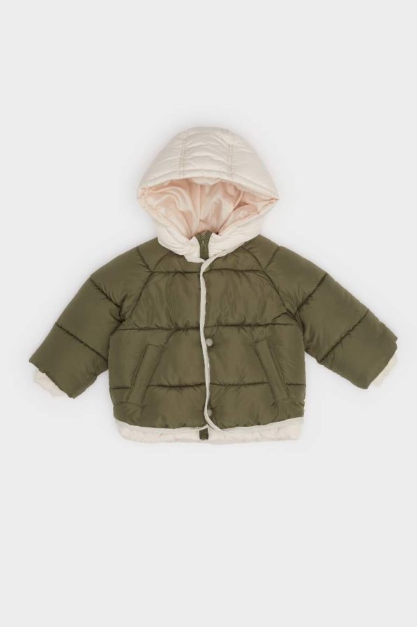 Boys' Waterproof Multi-Color Pocket Puffer Jacket