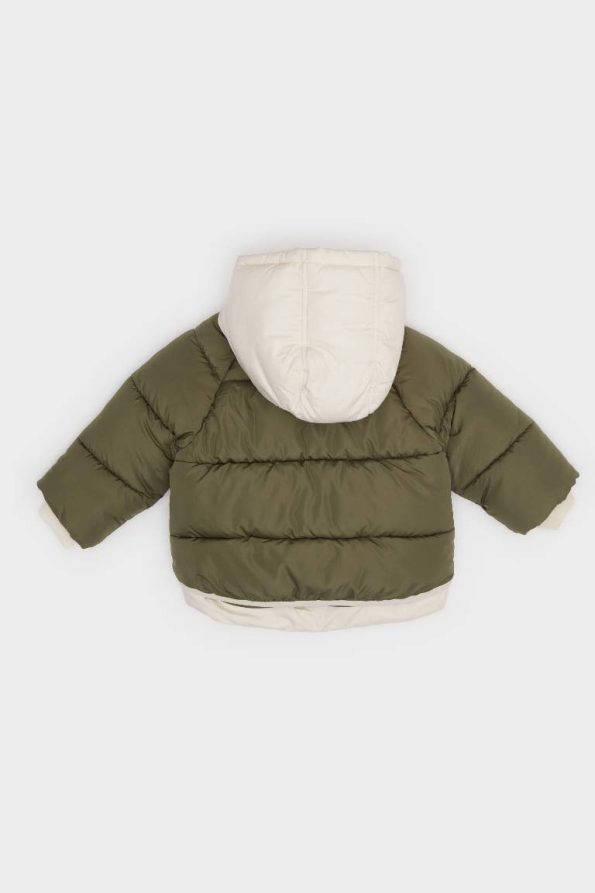Boys' Waterproof Multi-Color Pocket Puffer Jacket