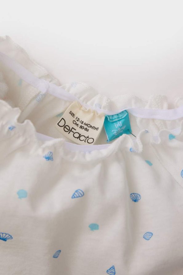 Girls' Disney Princess Short Sleeve Cotton Nightgown